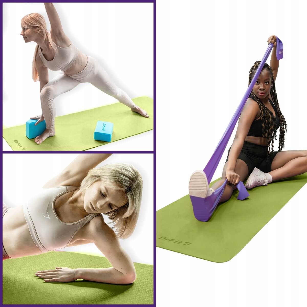 mata nbr do ćwiczeń, mata amortyzująca do ćwiczeń fitness 