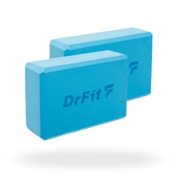 DrFit Bloczek do jogi i pilatesu niebieski