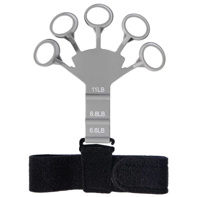 DrFit Wzmacniacz dłoni, palców, przedramienia i chwytu czarny opór 3-5 kg