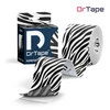 DrTape mocna wodoodporna taśma do tejpingu 5 cm x 5 m Zebra
