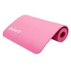 DrFit NBR grubsza antypoślizgowa mata do ćwiczeń fitnessu, jogi i rehabilitacji różowa