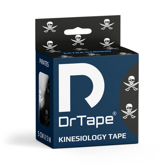 DrTape mocna wodoodporna taśma do tejpingu 5 cm x 5 m Pirate