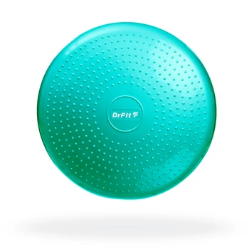 DrFit Poduszka balansowa z wypustkami sensorycznymi z pompką zielona