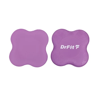 DrFit Podkładki amortyzujące do ćwiczeń, fitnessu i jogi czarne