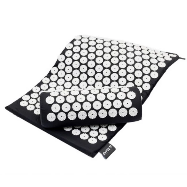 DrFit Mata do akupresury krótka z poduszką i torbą białe igły