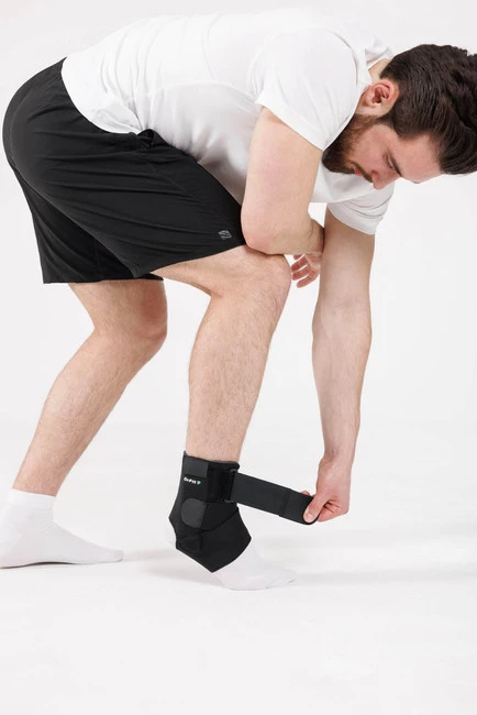 DrFit Stabilizator kostki z neoprenu z otworem na piętę