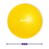 DrFit Piłka gimnastyczna wytrzymała do ćwiczeń, rehabilitacji i treningów ø 20 żółta 