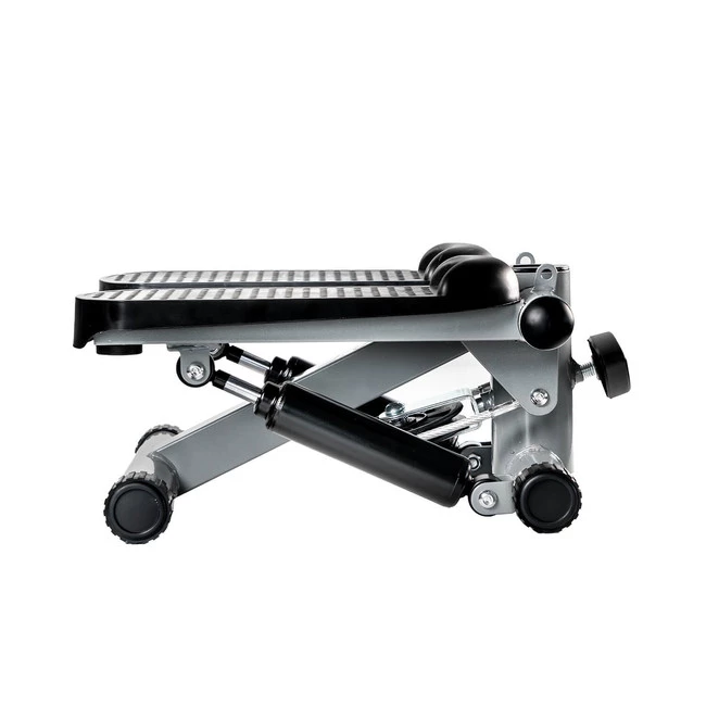 DrFit stepper z linkami do fitnessu z ekranem LCD czarno-szary