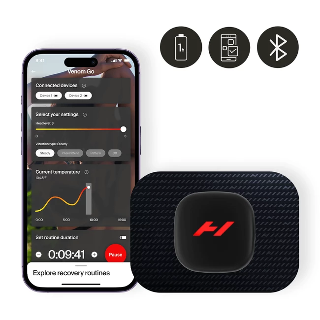 Punktowe leczenie ciepłem i wibracjami – Venom GO masażer