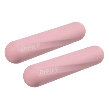 DrFit Hantle silikonowe 2 kg różowe (para)