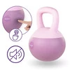 DrFit Kettlebell odważnik winylowy do ćwiczeń siłowych fioletowy 10kg