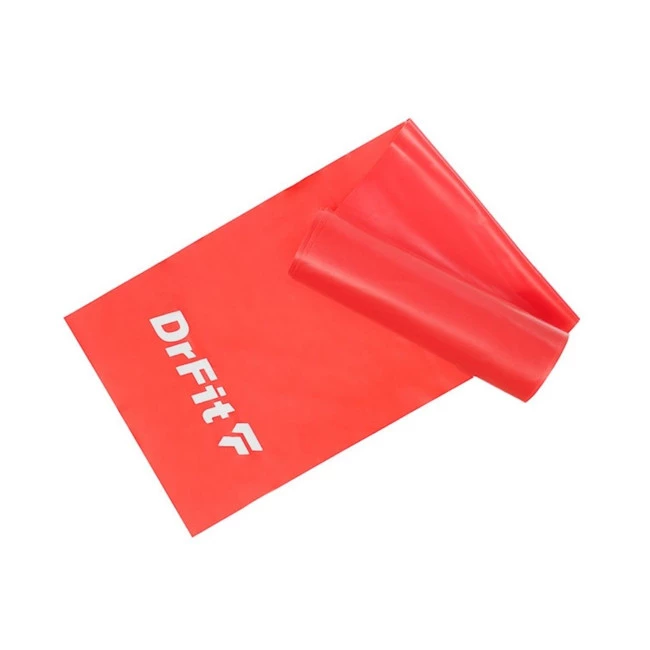 DrFit taśma lateksowa do treningu i rehabilitacji czerwona