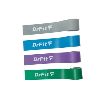 DrFit Taśmy do terapii kompresyjnej Floss Band zestaw 4 szt. taśm