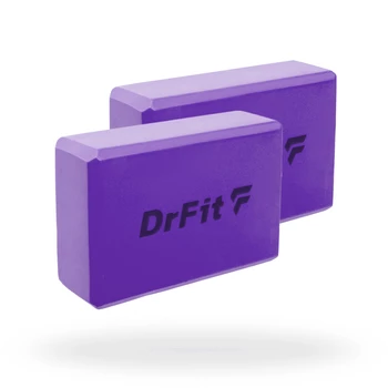 DrFit Bloczek do jogi i pilatesu niebieski