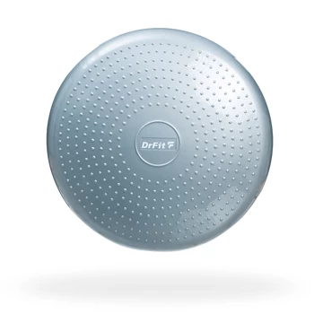 DrFit Poduszka balansowa z wypustkami sensorycznymi z pompką szara