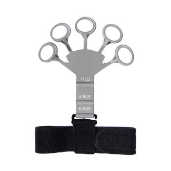DrFit Wzmacniacz dłoni, palców, przedramienia i chwytu czarny opór 3-5 kg