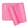 DrFit NBR grubsza antypoślizgowa mata do ćwiczeń fitnessu, jogi i rehabilitacji różowa