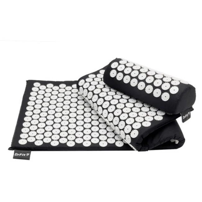 DrFit Mata długa do akupresury + poduszka białe igły