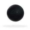 DrFit Silikonowa piłka gładka Lacrosse do masażu i rehabilitacji  kompaktowa ø 6,5 cm czarna
