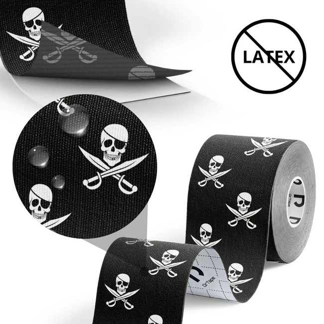 DrTape mocna wodoodporna taśma do tejpingu 5 cm x 5 m Pirate