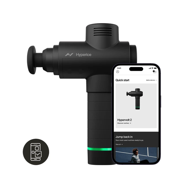 Pistolet do masażu Hypervolt 2 czarny