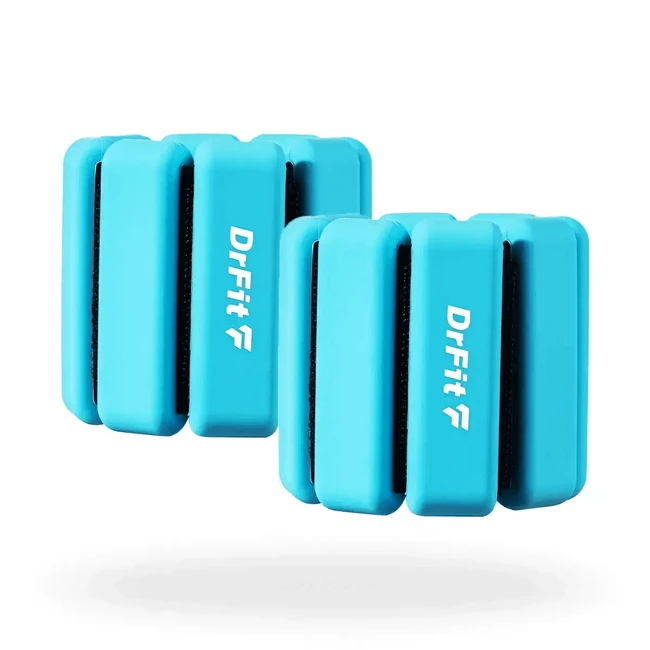 Zestaw DrFit do treningu i regeneracji – obciążniki, zestaw gum oporowych, piłka lacrosse, mata NBR