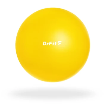 DrFit Piłka gimnastyczna wytrzymała do ćwiczeń, rehabilitacji i treningów ø 20 żółta