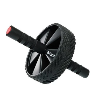 DrFit Kółko treningowe do ćwiczeń mięśni brzucha AB WHEEL 18 x ø 30 cm