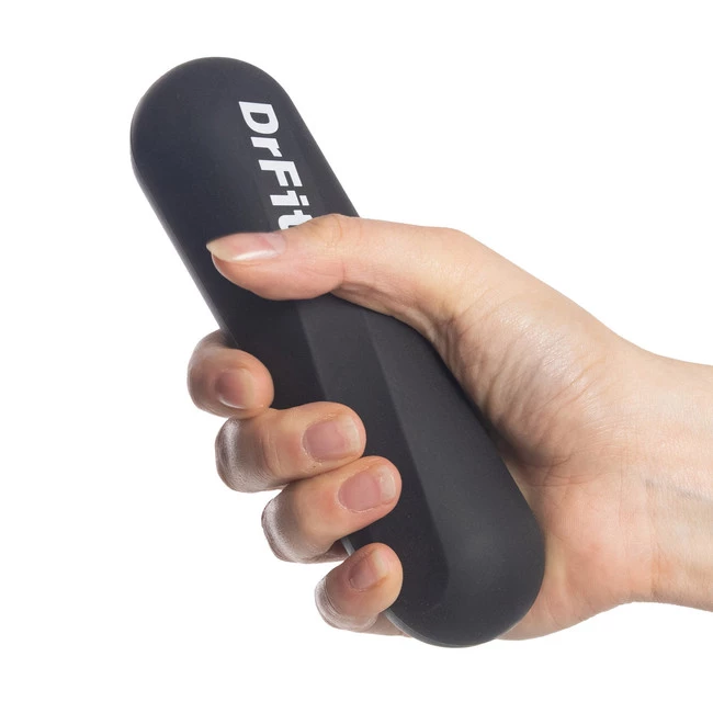 DrFit Hantle silikonowe 1 kg (para) czarne