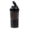 DrFit Bidon shaker zestaw wieloelementowy 500 ml czarny