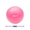 DrFit Piłka do ćwiczeń fitness i rehabilitacji z pompką elastyczna stabilizująca ø 45 różowa