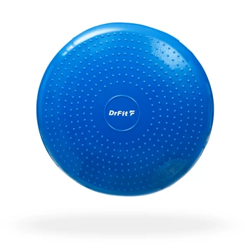 DrFit Poduszka balansowa z wypustkami sensorycznymi z pompką niebieska