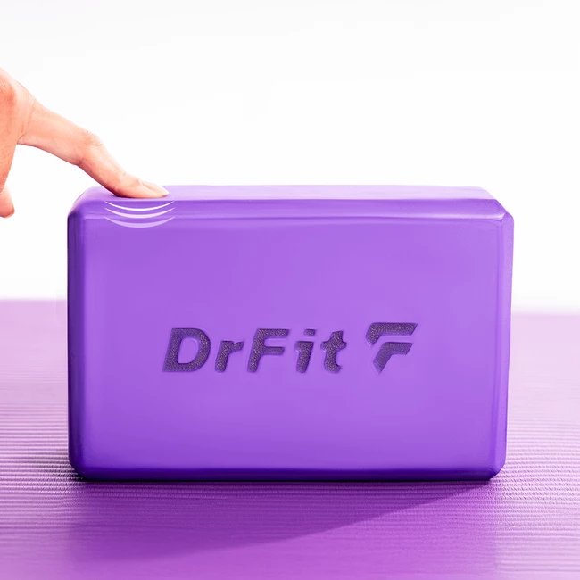 DrFit Bloczek do jogi i pilatesu niebieski