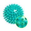 DrFit Twarda piłka rehabilitacyjna do masażu z wypustkami sensorycznymi ø 8 cm zielona