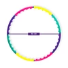 DrFit Hula hop składane 8 elementów z wypustkami masujące ø 95 cm wielokolorowe