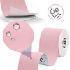 DrTape mocna wodoodporna taśma do tejpingu 5 cm x 5 m jasnoróżowa