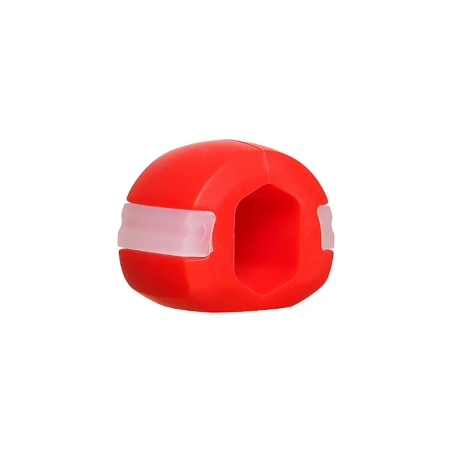 DrFit Silikonowe urządzenie do ćwiczeń mięśni szczęki czerwony - opór: 18 kg