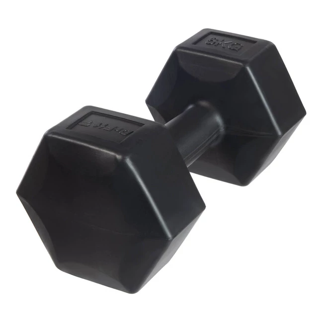 DrFit Hantle sześciokątne w kształcie heksagonów 6 kg czarne (2 sztuki) 6 kg czarne (2 sztuki)