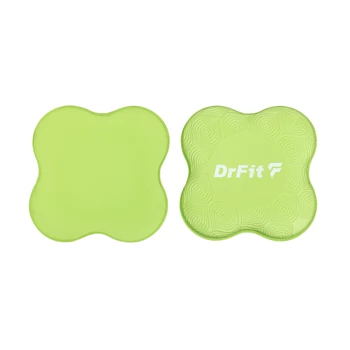 DrFit Podkładki amortyzujące do ćwiczeń, fitnessu i jogi zielone