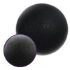 DrFit Silikonowa piłka gładka Lacrosse do masażu i rehabilitacji  kompaktowa ø 6,5 cm czarna