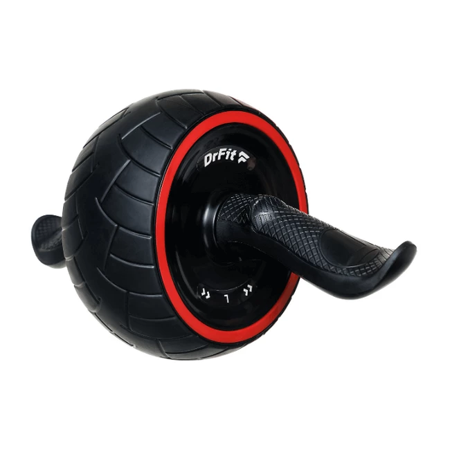 DrFit roller do dynamicznych ćwiczeń mięśni brzucha AB WHEEL