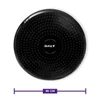 DrFit Poduszka balansowa z wypustkami sensorycznymi z pompką czarna