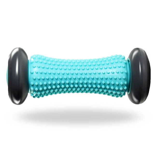 DrFit Roller rehabilitacyjny do stóp z wypustkami niebieski 17cm