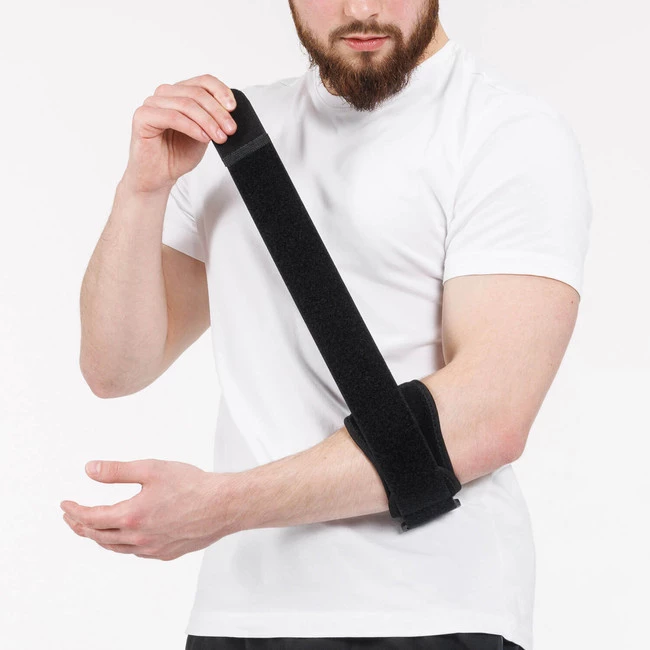 DrFit Opaska stabilizująca na łokieć tenisisty z podkładką żelową