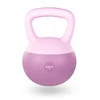 DrFit Kettlebell odważnik winylowy do ćwiczeń siłowych fioletowy 12kg