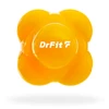 DrFit Piłka do treningu refleksu sensoryczna do ćwiczeń zręcznościowych żółta