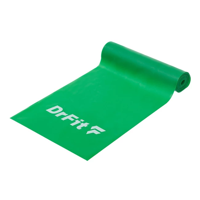 DrFit taśma lateksowa do treningu i rehabilitacji ciemnozielona 5,4kg