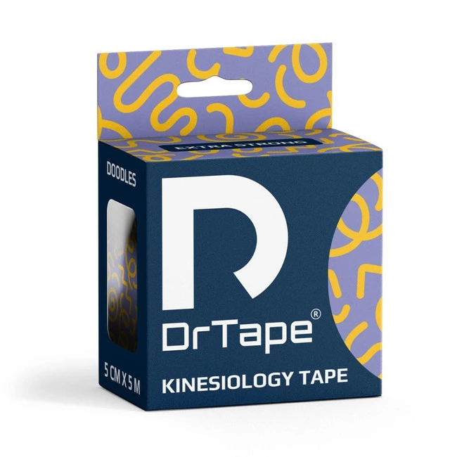 DrTape mocna wodoodporna taśma do tejpingu 5 cm x 5 m Doodles