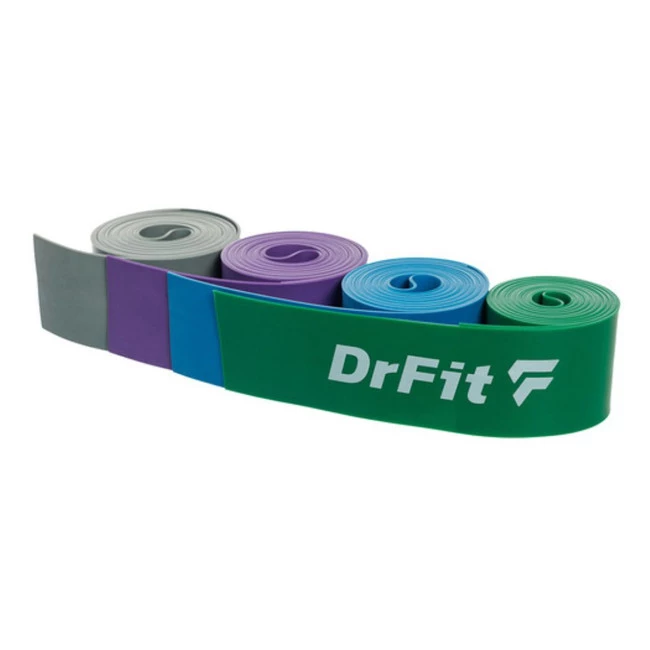 DrFit Taśmy do terapii kompresyjnej Floss Band zestaw 4 szt. taśm