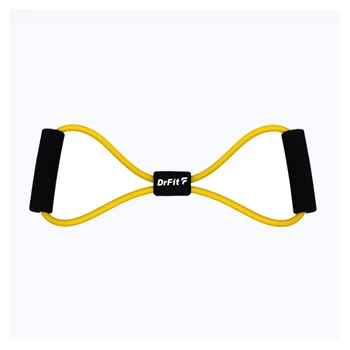 DrFit guma oporowa w kształcie ósemki żółta